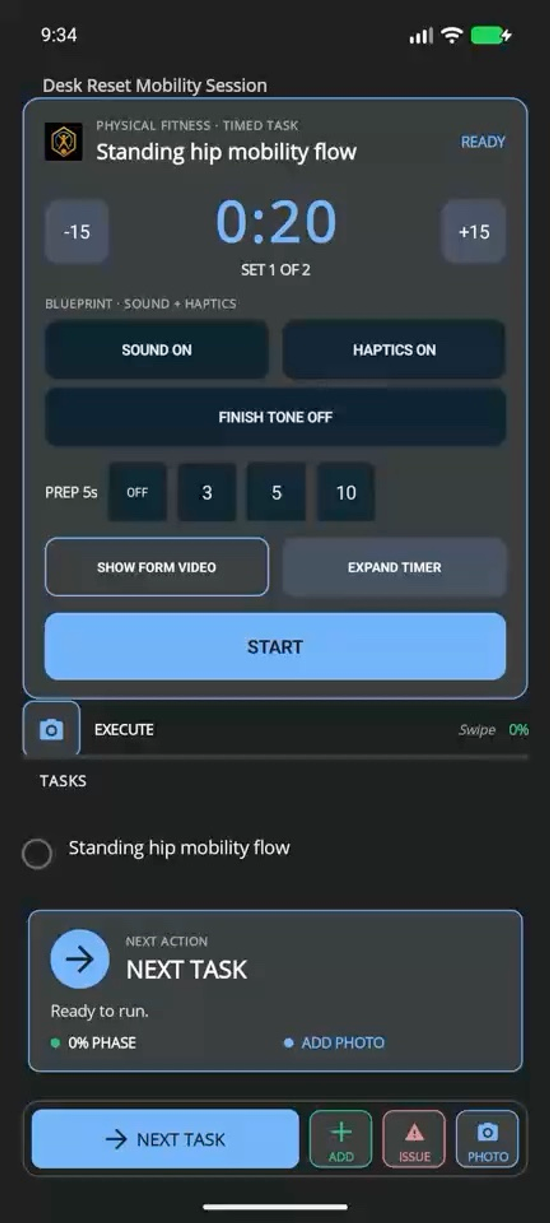 Example HiveSync MoveSync timed task preview