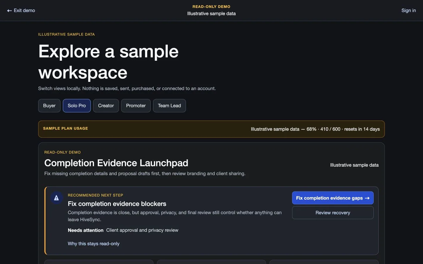Example HiveSync EarnSync referral link review