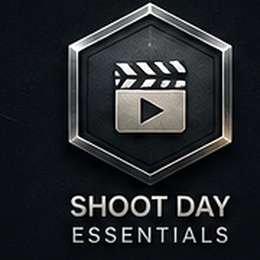Shoot Day Essentials brand banner